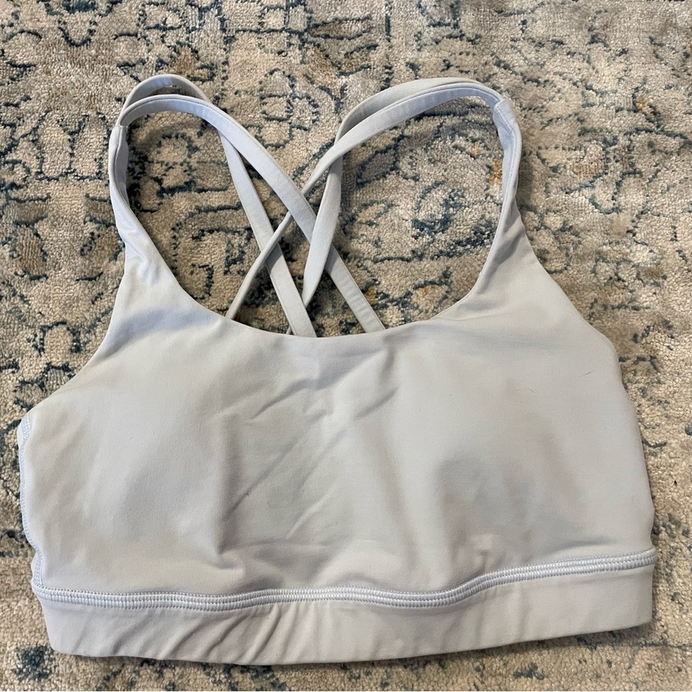 Lululemon light blue sports bra